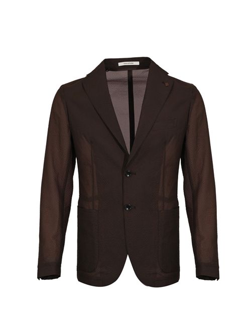 Giacca monopetto G-Dakar in tessuto texturizzato Tagliatore | G-DAKAR22K PET C800002 EM815694